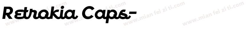 Retrokia Caps字体转换